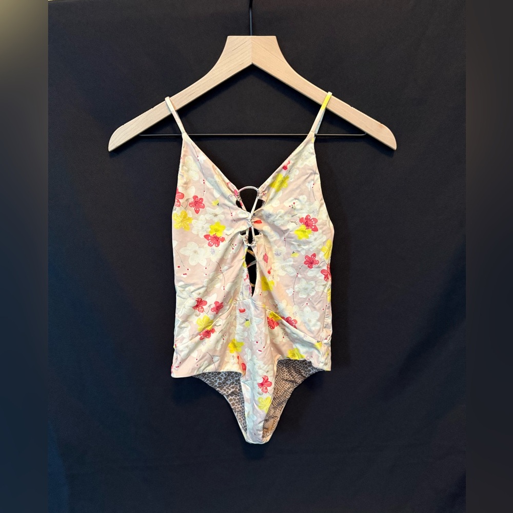 Acacia Kokomo Cherry Blossom one-piece swimsuit